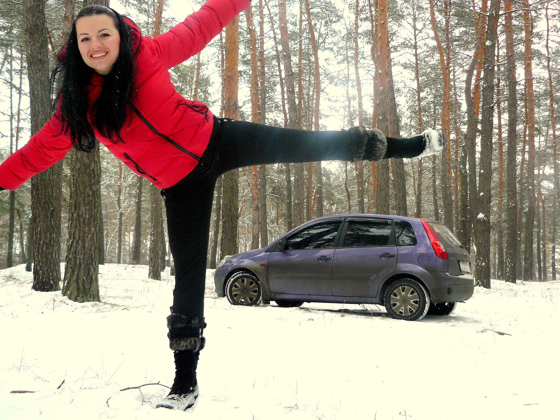 Фофік, дефки, ліс :) 5