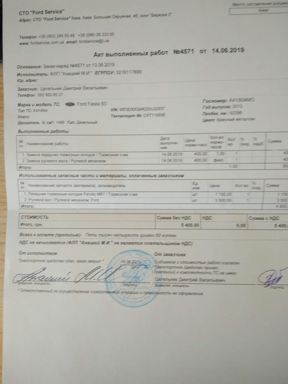 Великі ТО+ремонт ходової (87-92тис км)