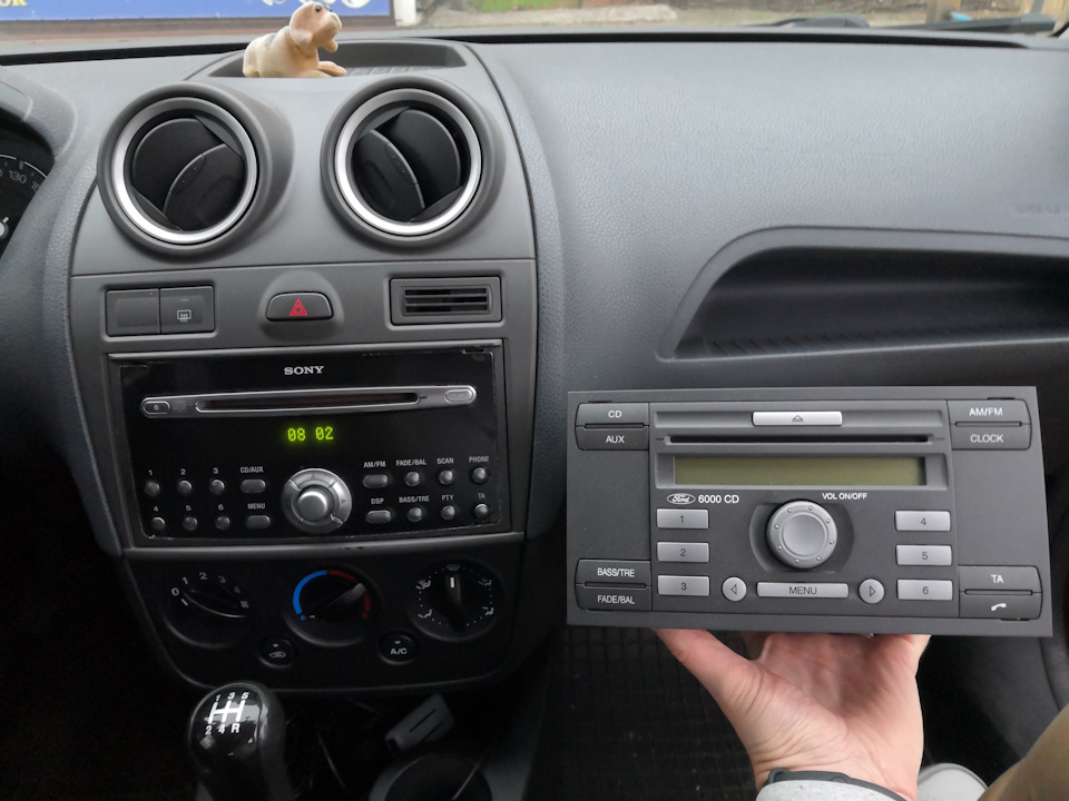 Заміна штатної магнітоли 6000CD на SONY C307/C214-MP3/RDS 3