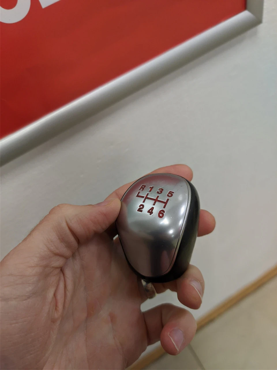 Ручка КПП шкіра від ST MK7
