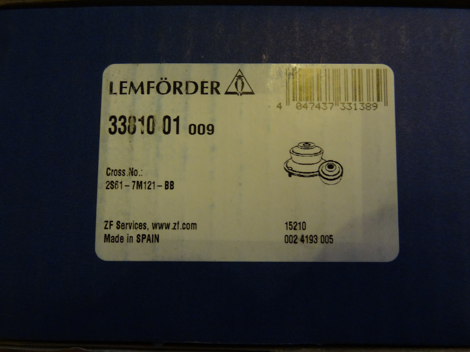 Опора КПП ліва, верхня Lemforder 33810 01 1