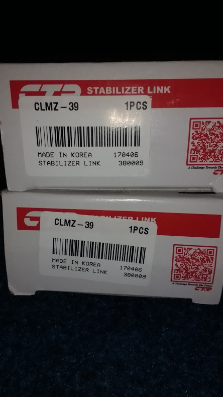 Тяга/стійка стабілізатора CTR CLMZ-39 2