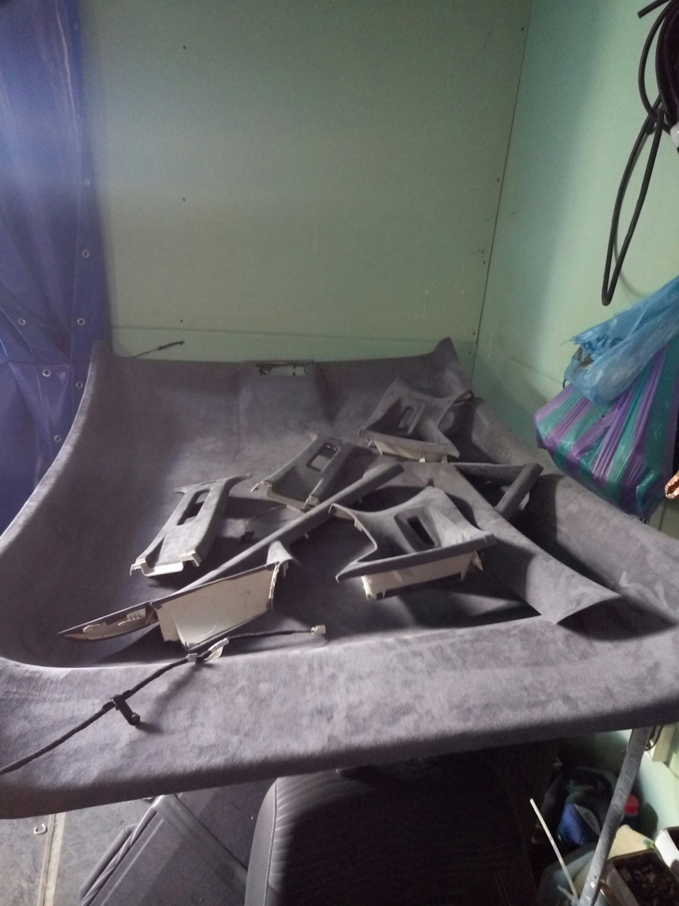 Стеля в алькантару 2