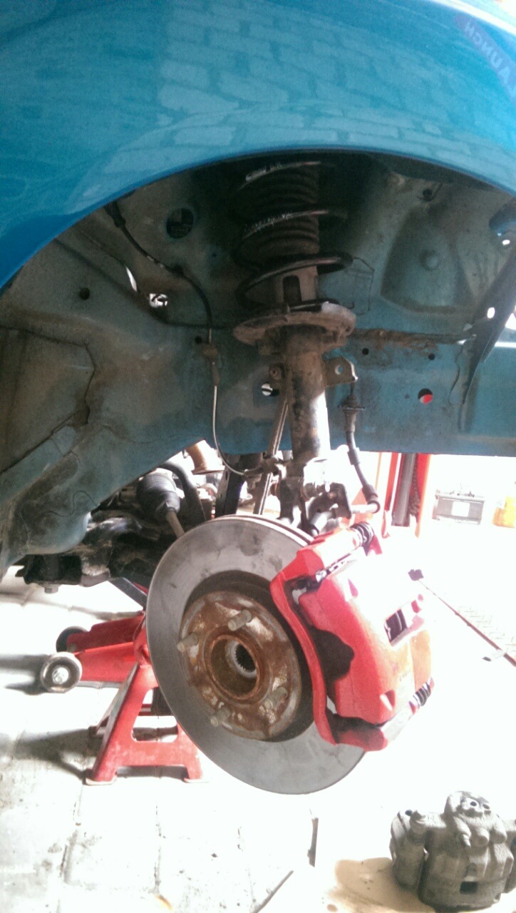 Встановлення гальм Ст і eibach front inside 3