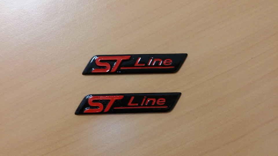 Шильдики ST-line Red&Black 2
