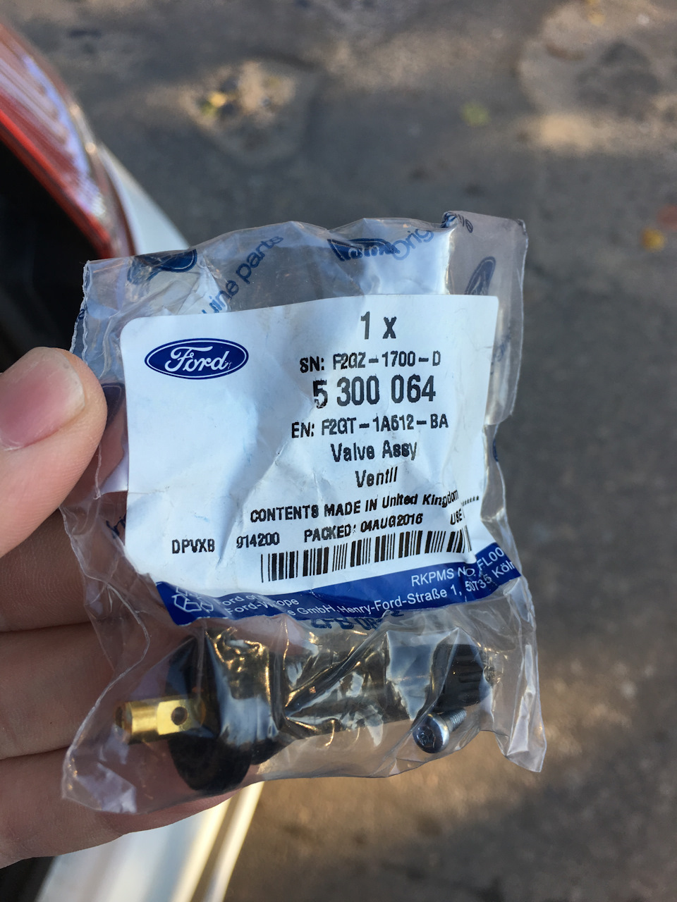Нотатки на полях: Номер запчастини для клапана датчика TPMS 1