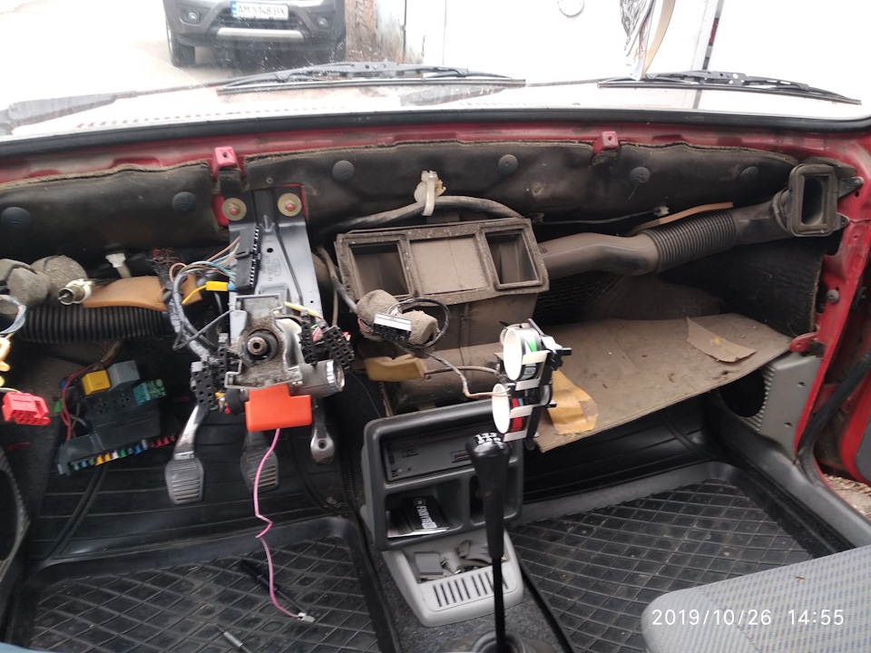 Ремонт пічки опалення салону 3