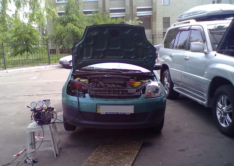 Заправка кондера 1