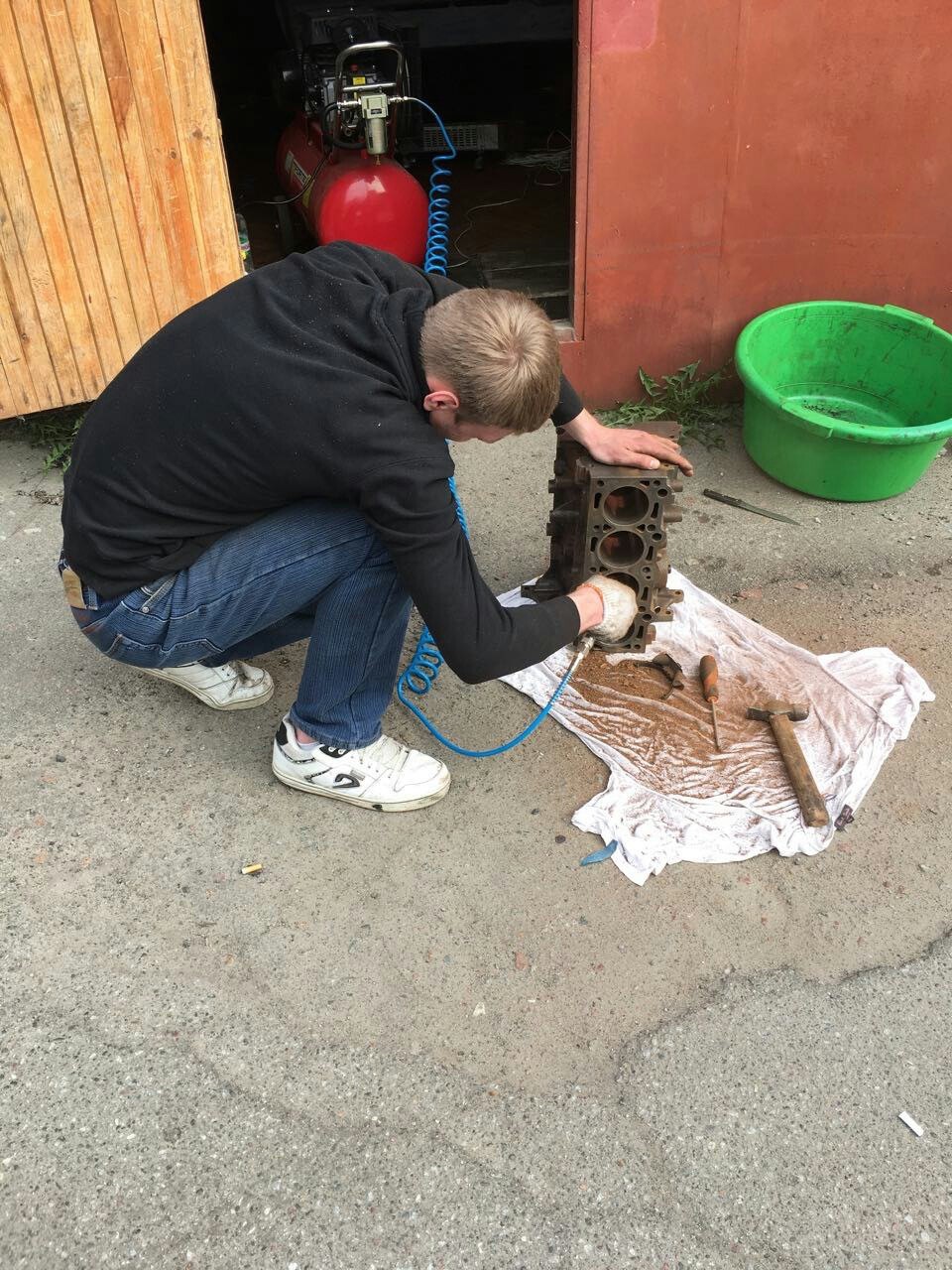 Зібрав низ мотора =)))))! 2