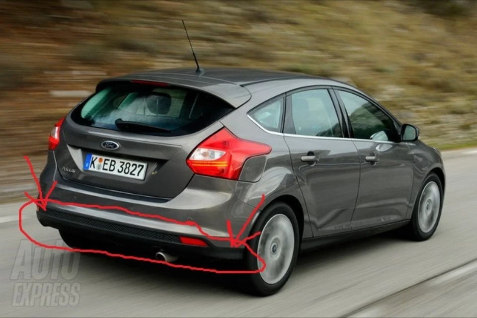 Продам нову задню спідницю на Ford Focus 3