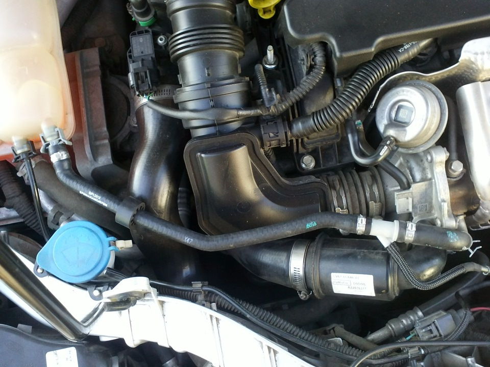Ecoboost 1.0 - лопнув модернізований патрубок 2