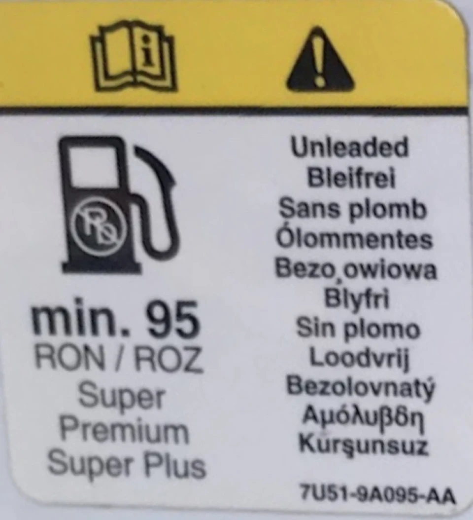 Який бензин лити в 1.0 EcoBoost?