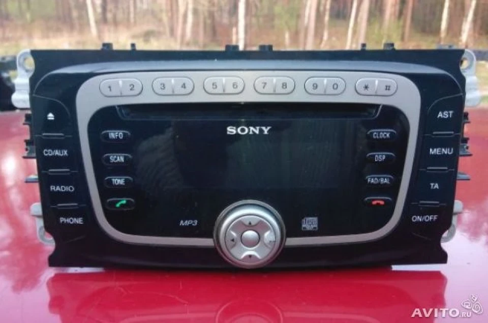 Код магнітоли Sony mp3