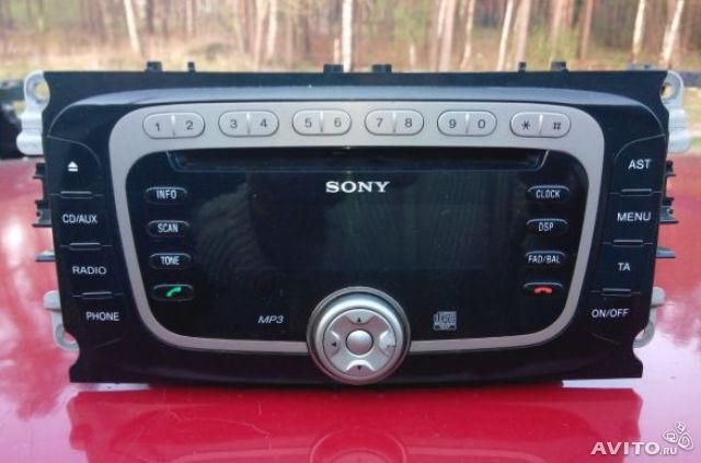 Код магнітоли Sony mp3 1