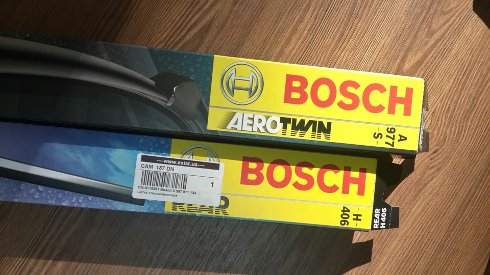Двірники Bosch (передні та задні) 1