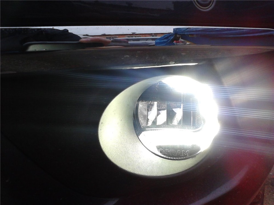 Заміна штатних протитуманок на Osram LED FOG 101 5
