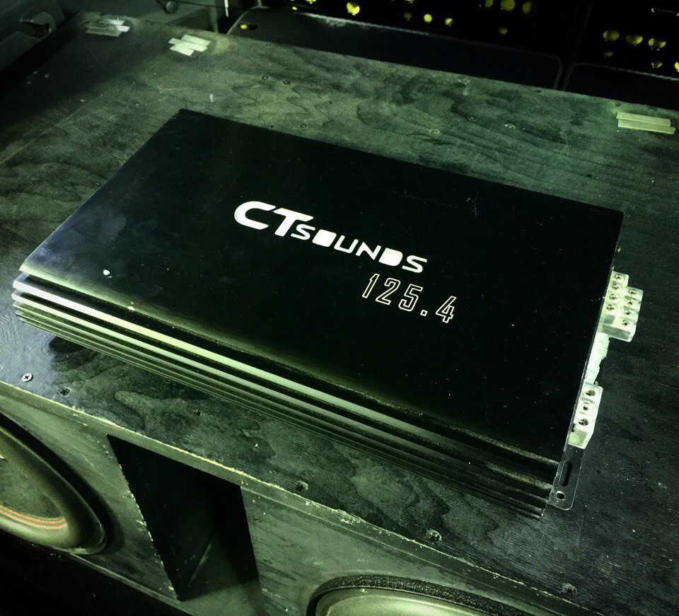 Новий підсилювач на фронт CT Sound 125.4 1