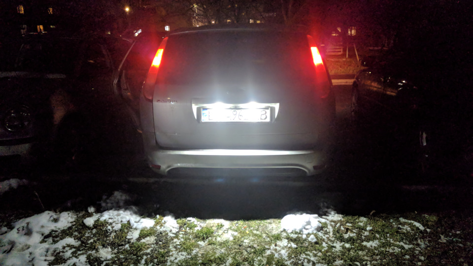 Заміна лампочки підсвічування номера 2