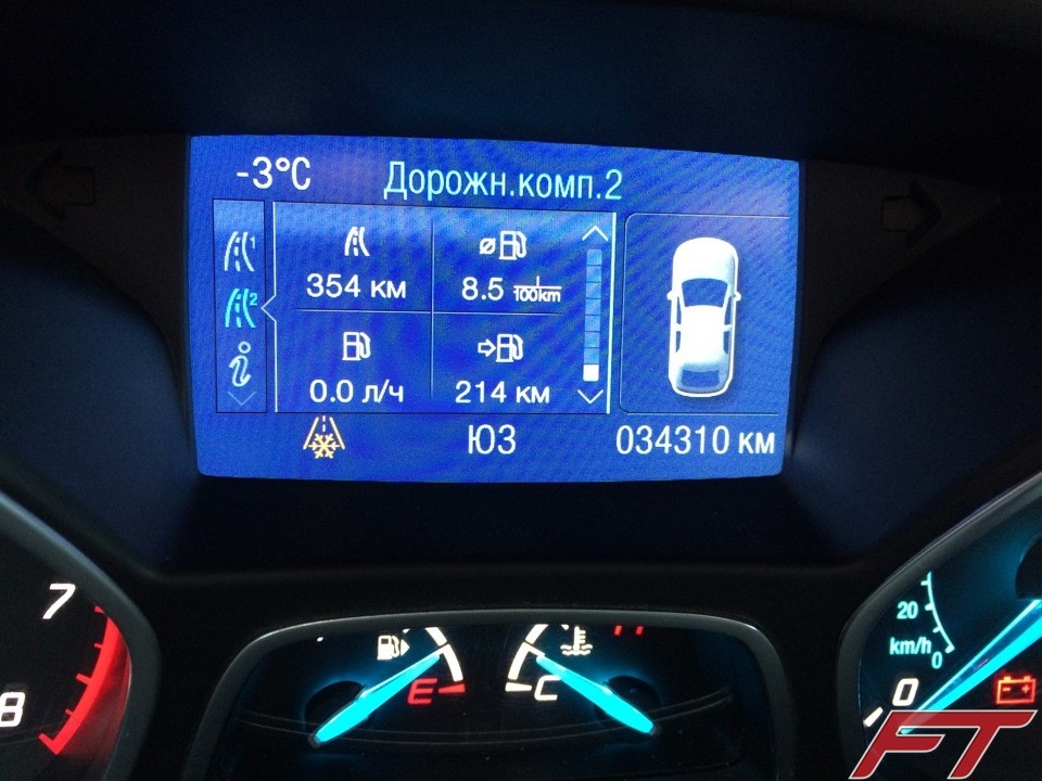 Додаткові функції панелі приладів Ford Kuga 2 4