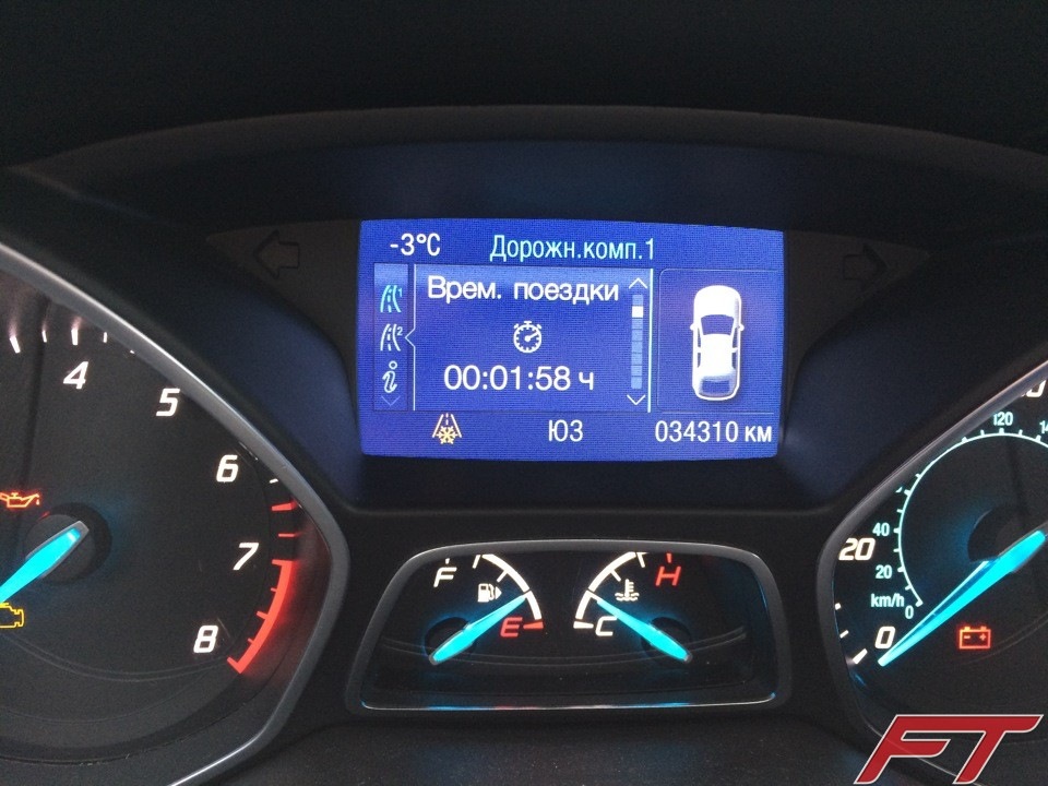 Додаткові функції панелі приладів Ford Kuga 2 3