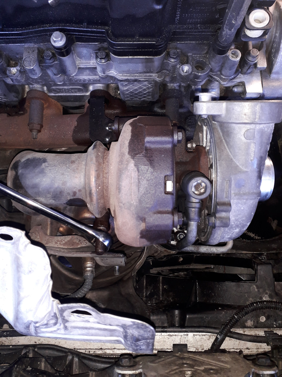 Передув турбіні 1.6tdci P0238 2