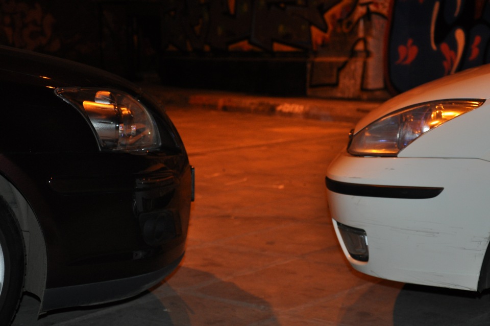 The Battle of Steet Cars: Ford Focus Блондиночка vs Toyota Avensis 1,8 (FotoSet by SOKOL1) 5