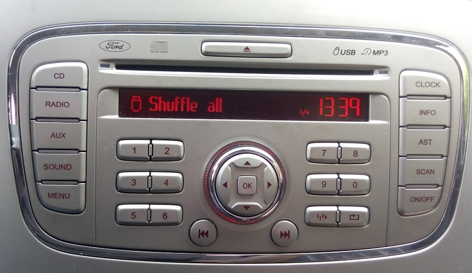 Плюси та мінуси ГУ Ford Focus USB MP3 2