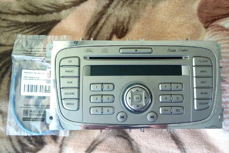 Заміна ГУ FORD 6000 на Ford CD1053