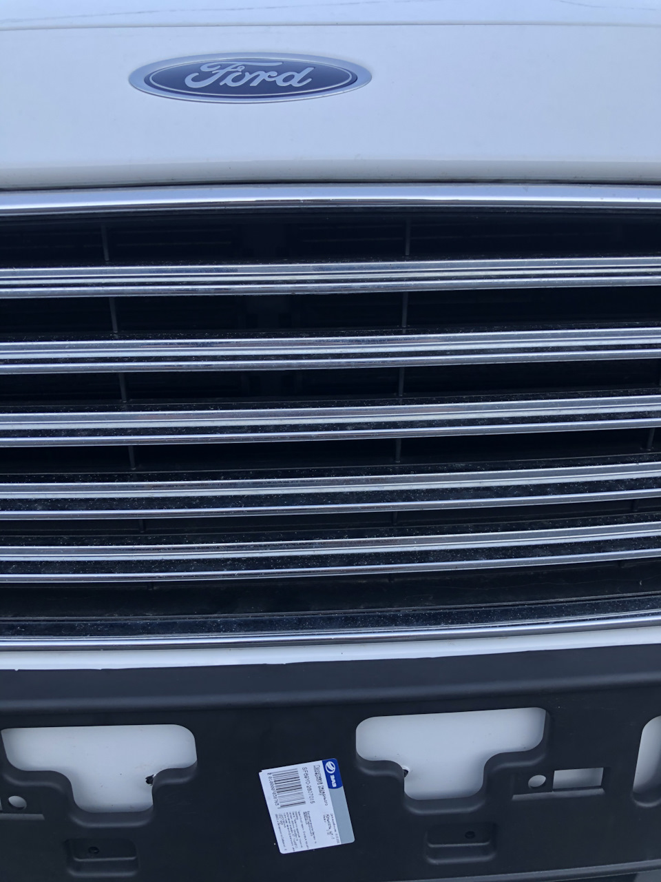Подіум під передній номер з Aveo T250/ЗАЗ Вида 4
