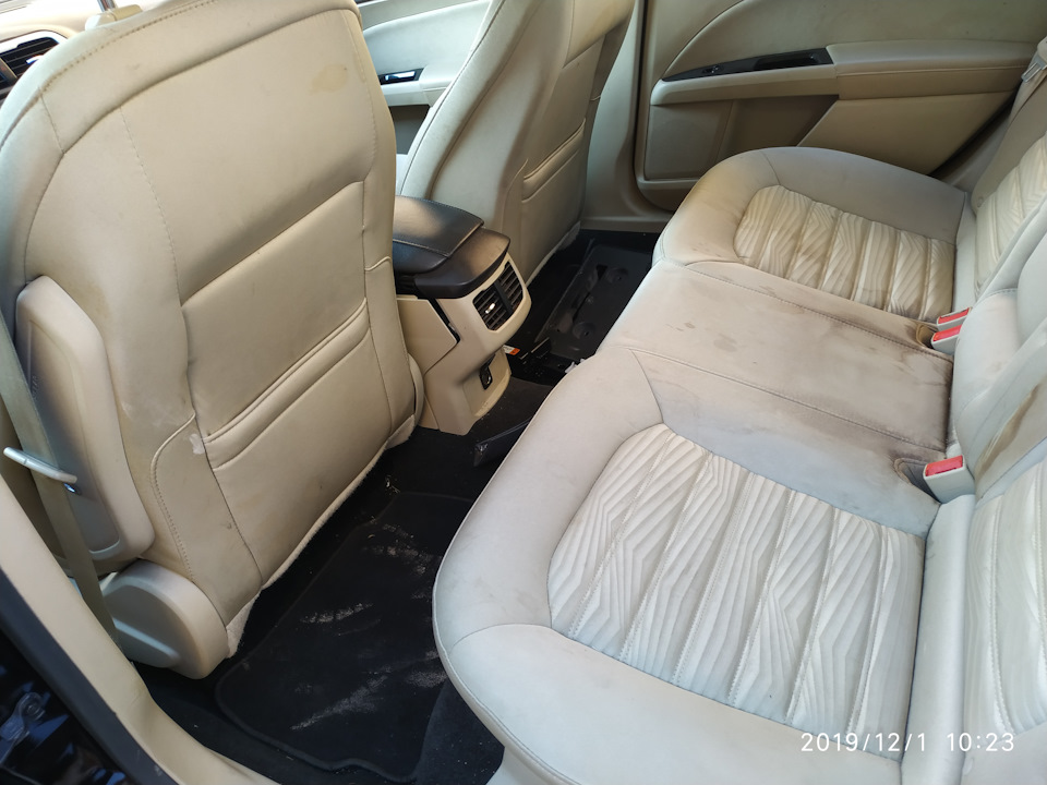 Перетяжка салону Ford Fusion USA еко шкірою + хімічна чистка всіх елементів 3