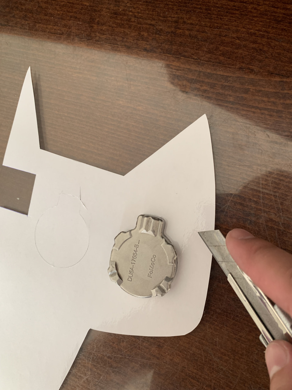 Встановлення дзеркала з камерою (частина 1 - установка та шовкографія) 5