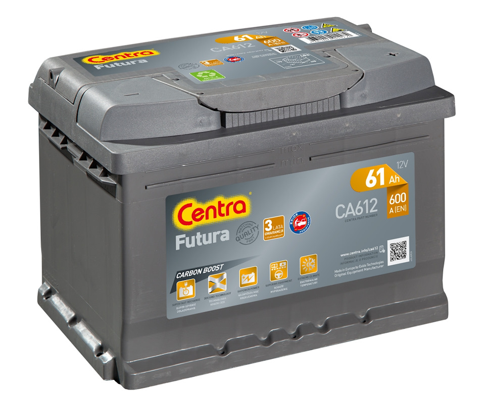Акумулятор CENTRA FUTURA 1