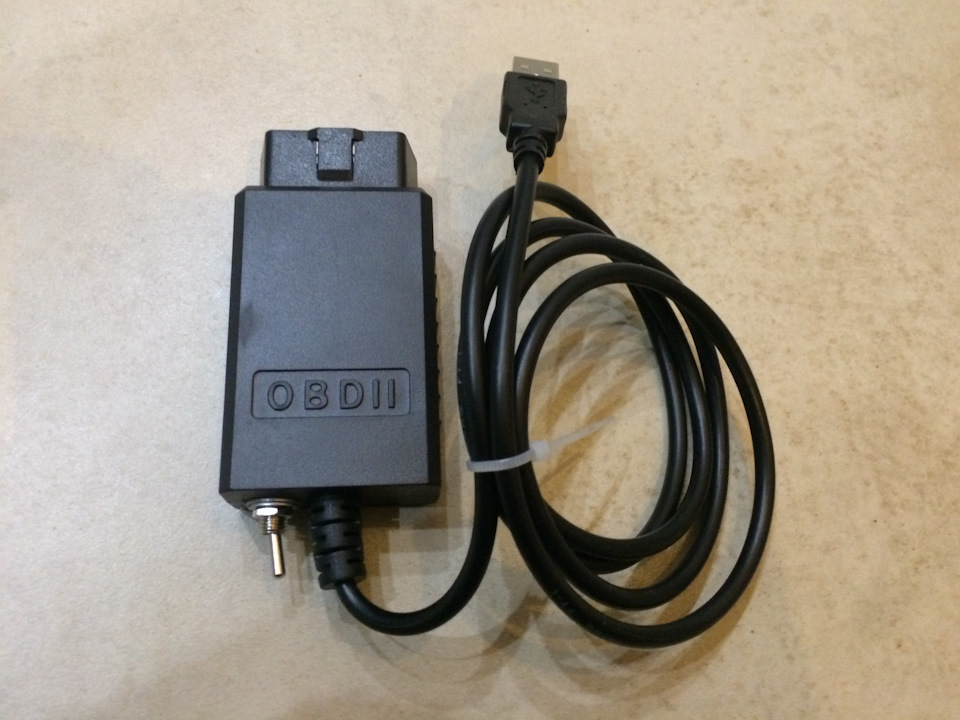 Діагностичний кабель ELM327 USB OBD2 2