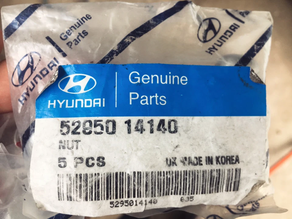Нові колісні гайки Hyundai