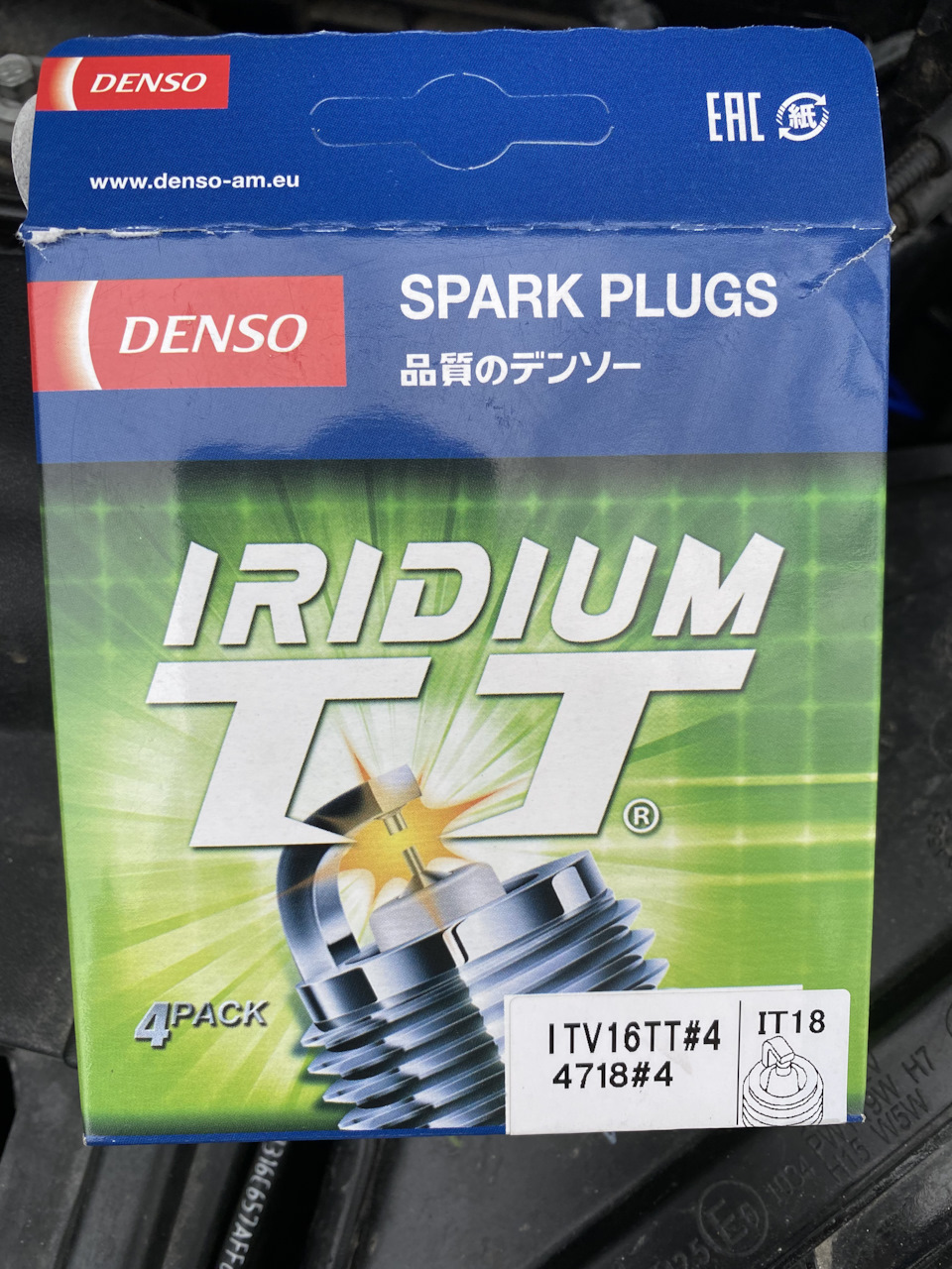 Заміна свічок Denso Iridium TT 4718 4