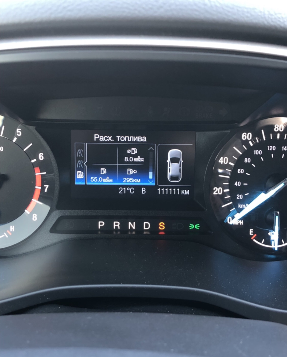 Витрата палива 2.0 EcoBoost 3