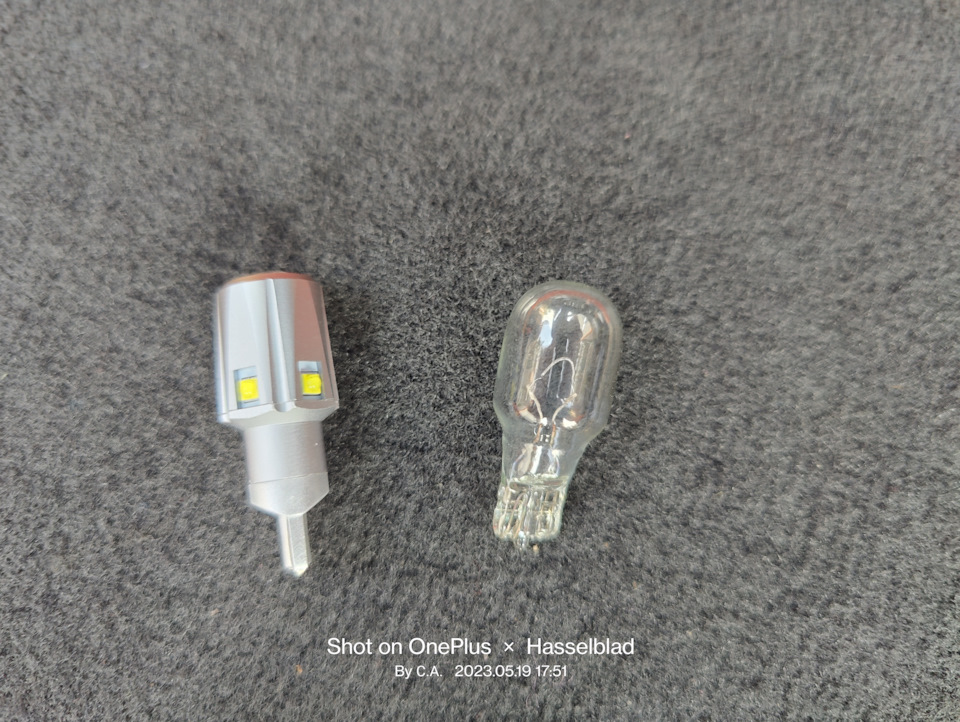LED лампи в задній хід у місце лампочок розжарювання 3