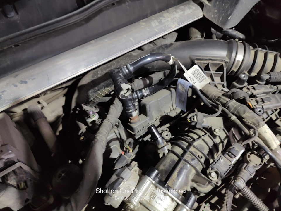 Встановлення маслоуловлювача 4