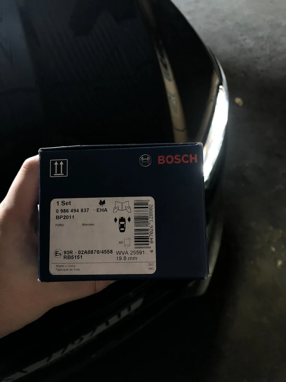 Заміна перед Колодок Bosch+Фільтр салону