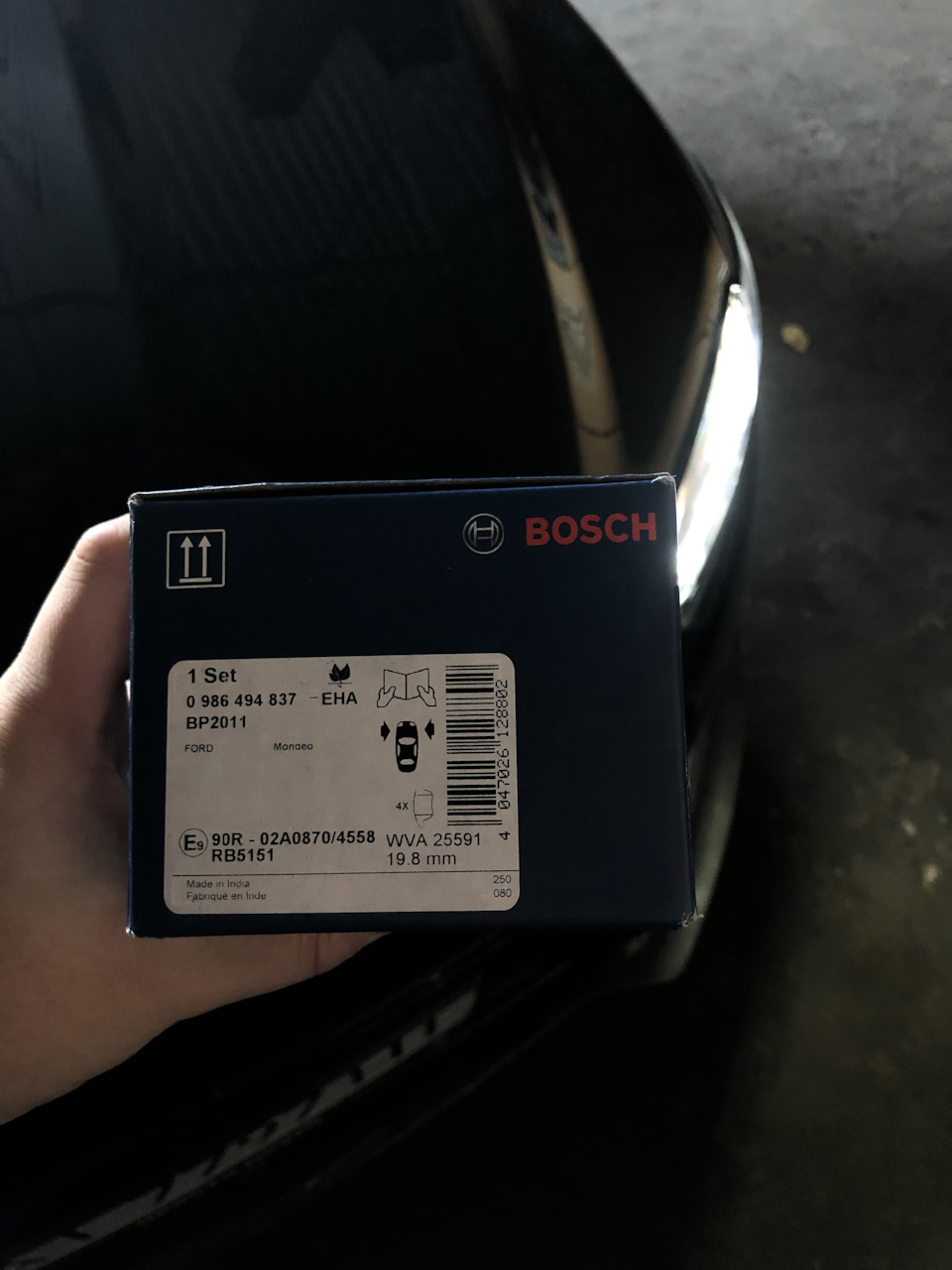 Заміна перед Колодок Bosch+Фільтр салону 1