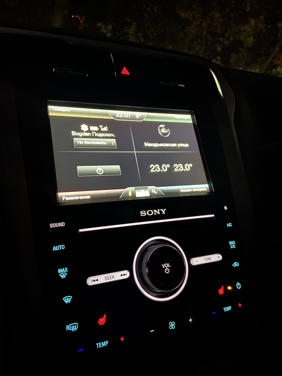 Панель SYNC 19 2