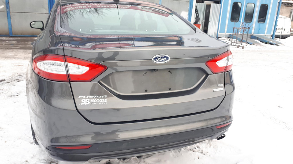 13.Ford Fusion (Америка) SE 1.5T EcoBoost: сертифікація, реєстрація, номери 5