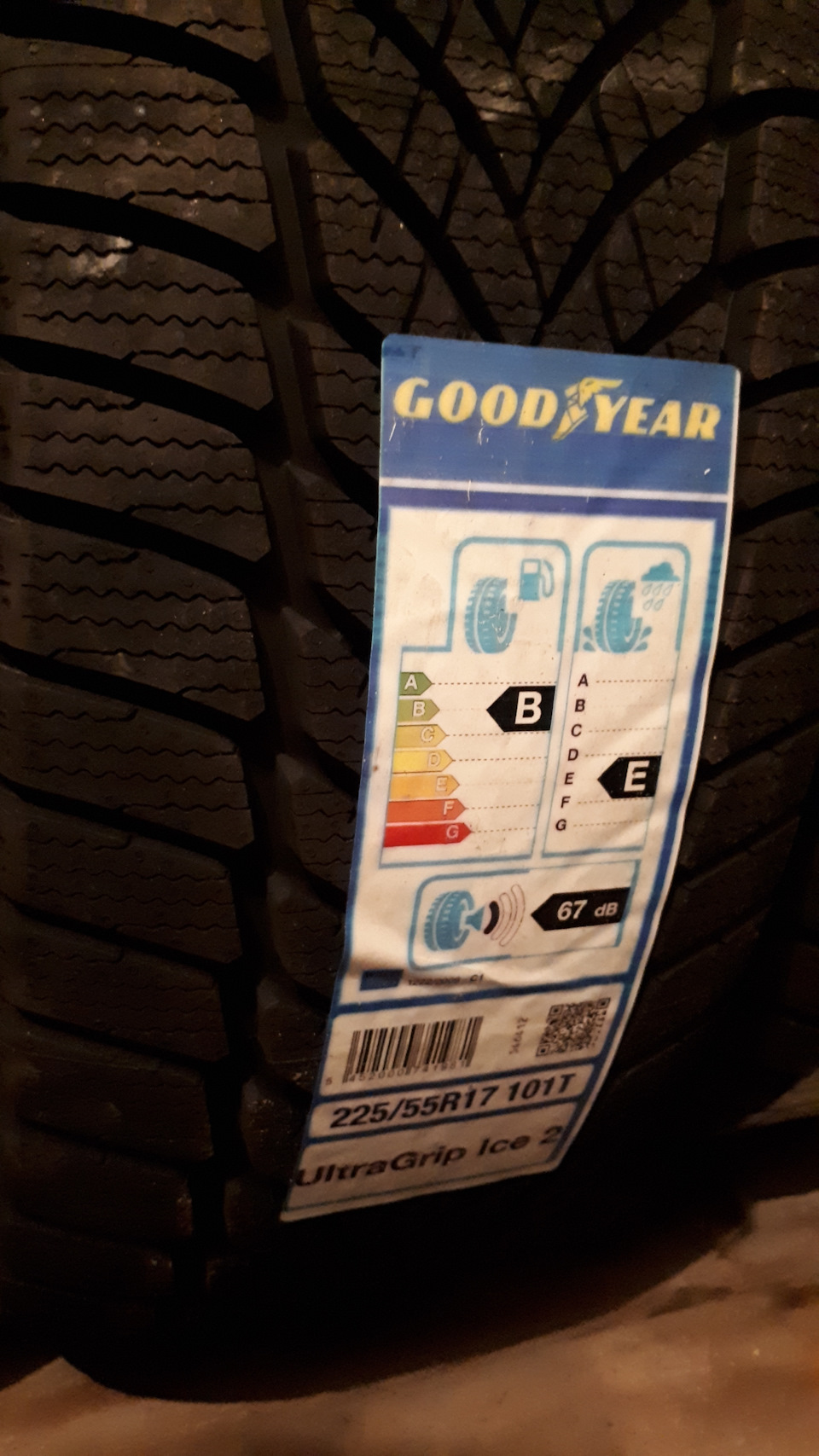 26.Ford Fusion (Америка) SE 1.5T EcoBoost: Зимова гума GOOD YEAR ULTRAGRIP ICE 2; 225/55R17 2