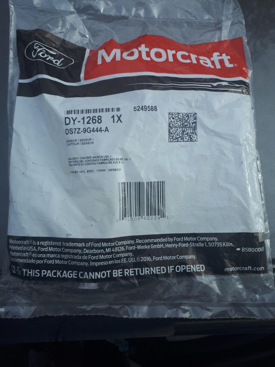 64.Ford Fusion USA, SE 1,5T EcoBoost: Заміна лямбди 2. Помилки P0141, P2430, P2470, P0030. Oxygen O2 Sensor 4