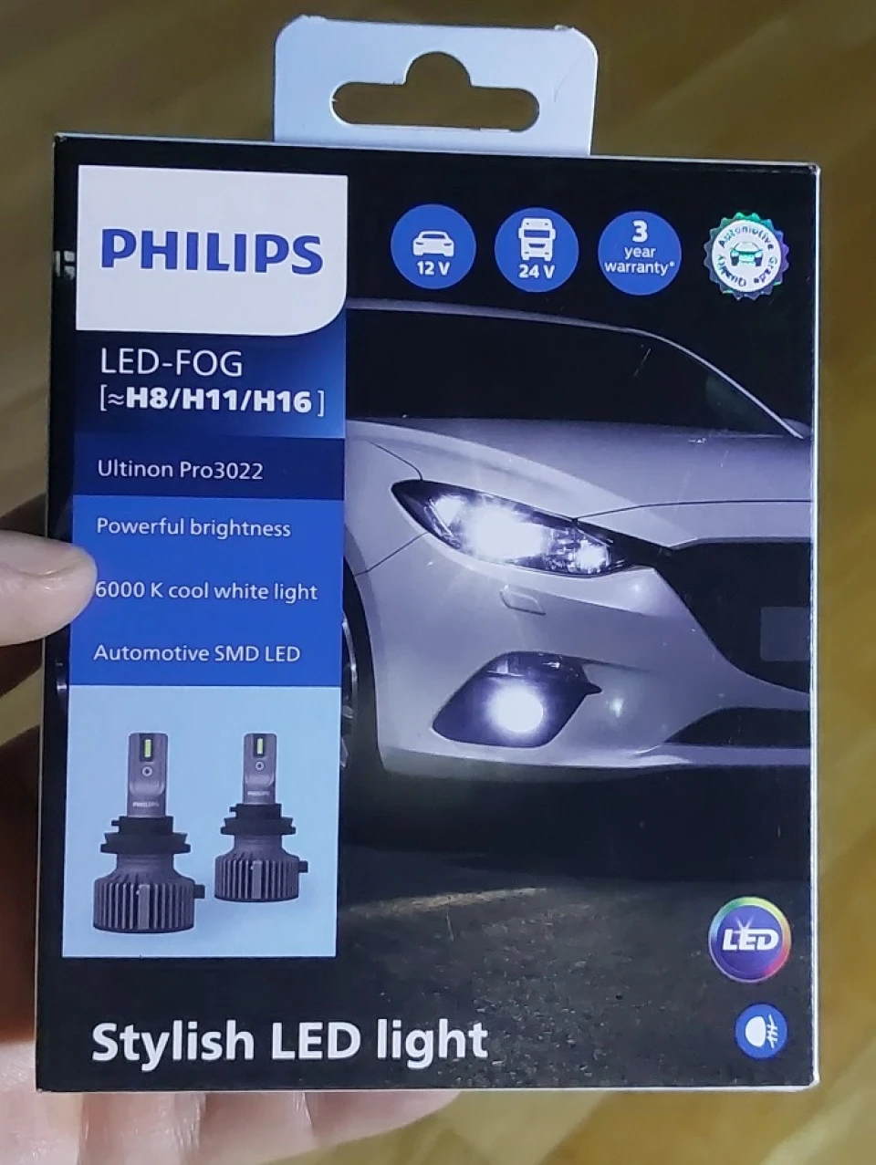 71.Ford Fusion USA, SE 1.5T EcoBoost: протитуманні фари Philips Ultinon Pro3022 (LED FOG) 6000K