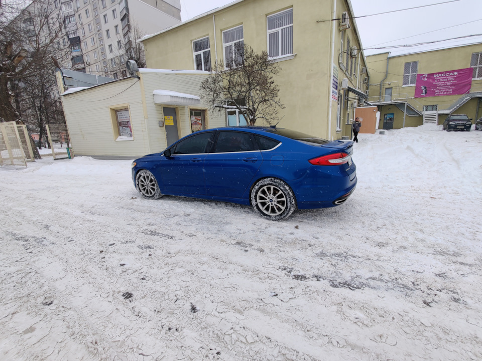 На зимі, на мийці плюс тонування 2