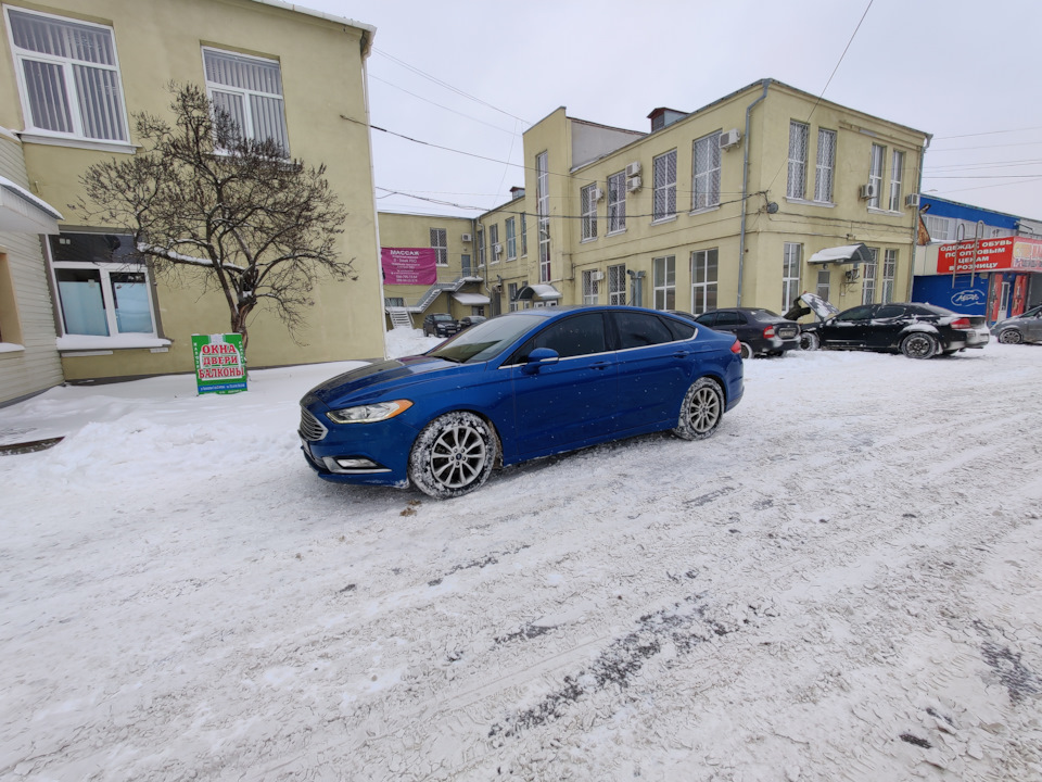 На зимі, на мийці плюс тонування 1