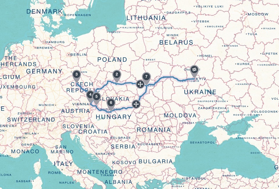 Поїздка до Європи (Польща-Чехія-Австрія-Угорщина) 1