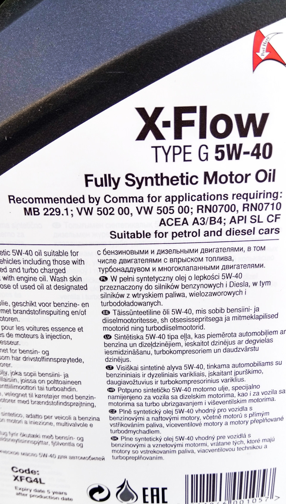 Comma X-Flow Type G 5W-40 2