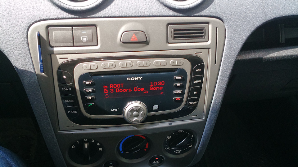 Заміна магнітоли Sony 6000 cd з mp3 3